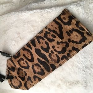 NEW FENDI calf skin wristlet/purse